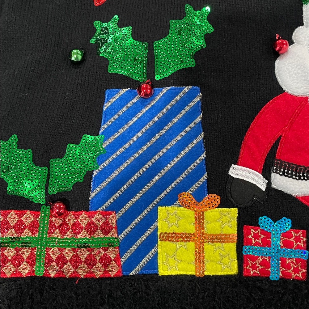Holiday Time Christmas Sweater and Earrings Bundle - Picture 8 of 11